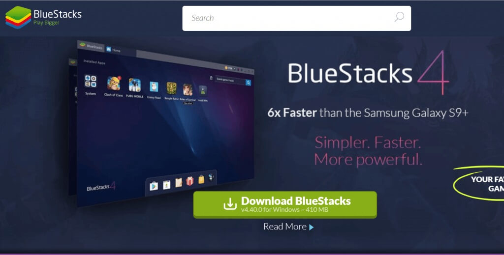 Bluestacks Android 模拟器的截图