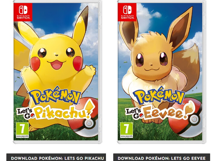 Pokémon: Let's Go, Pikachu! / Pokémon: Let's Go, Eevee! - Meus Jogos