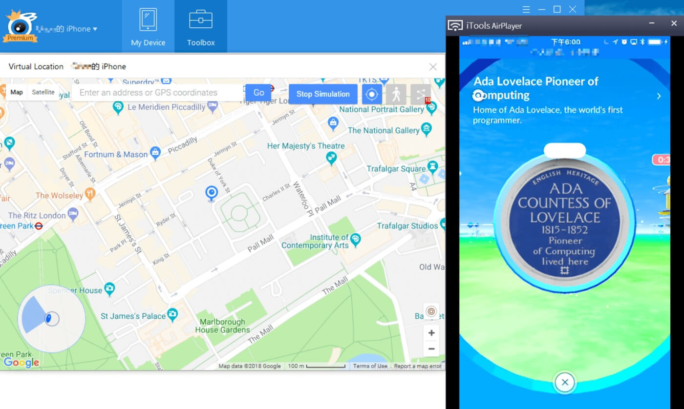 itools 4 virtual location switch to mapbox