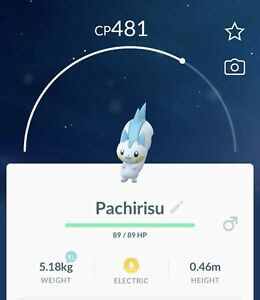 pachirisu estadísticas de pokemon go