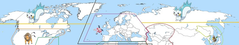 Regional Pokemon GO Coordinate Chart in 2023