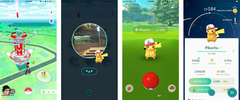 consigue Pokémon Go Candy cuando captures Pokémon Pikachu