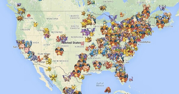 Mapa completo - Como capturar Pokémons regionais rapidamente?