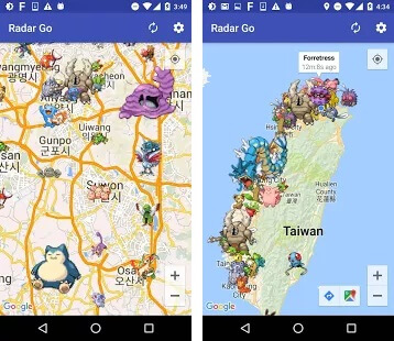 pokemon go live map app android