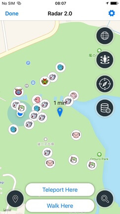 teleport pokemon to location